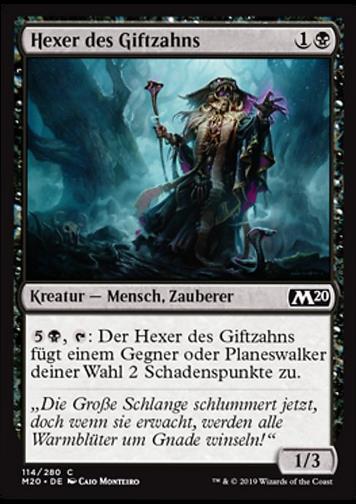 Hexer des Giftzahns (Sorcerer of the Fang)